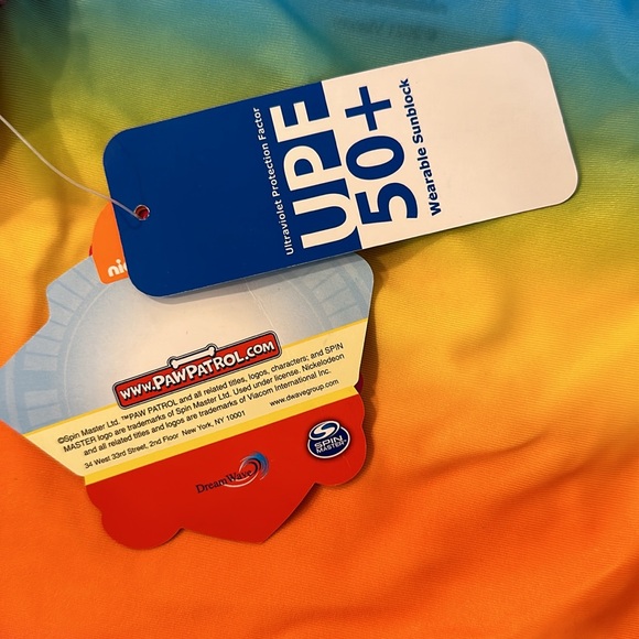 Paw Patrol 2T swim rash guard shirt NWT - Picture 4 of 5